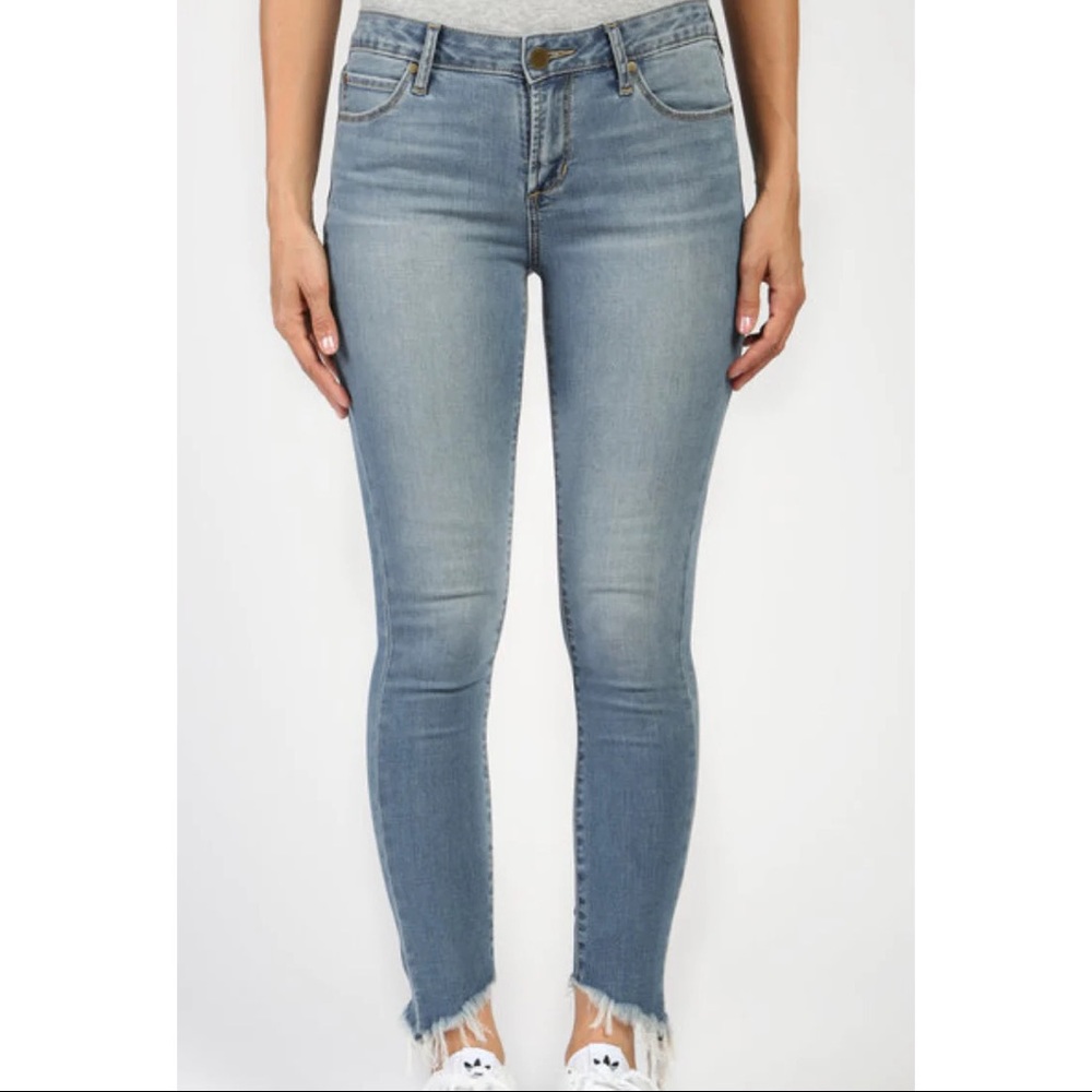 Articles of Society Frayed Raw Hem Jeans